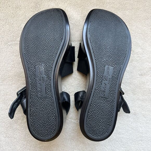 Robert Clergerie Paris Black Leather Platform Sandal Women EU 36.5 US 6 Platform - Picture 14 of 16
